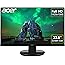 Acer K242HYLBbix 24 Inch Full HD Monitor (VA Panel, FreeSync, 60 Hz, 4 ms, HDMI, VGA, Black)
