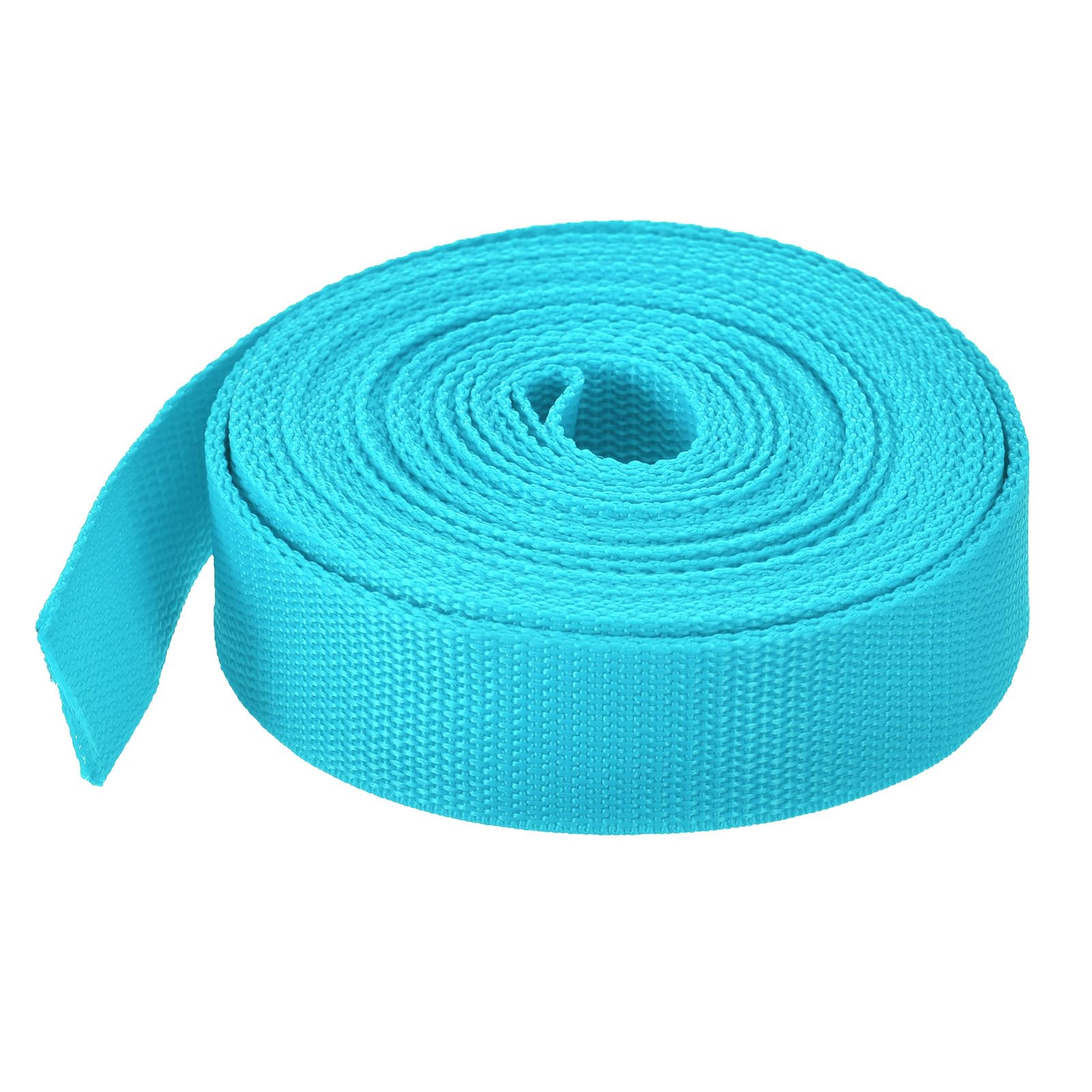 MECCANIXITY Lightweight Polypropylene Webbing Strap 1.5" 10 Yard Backpack Strapping Band Light Blue for Outdoor Luggage Cargo Straps