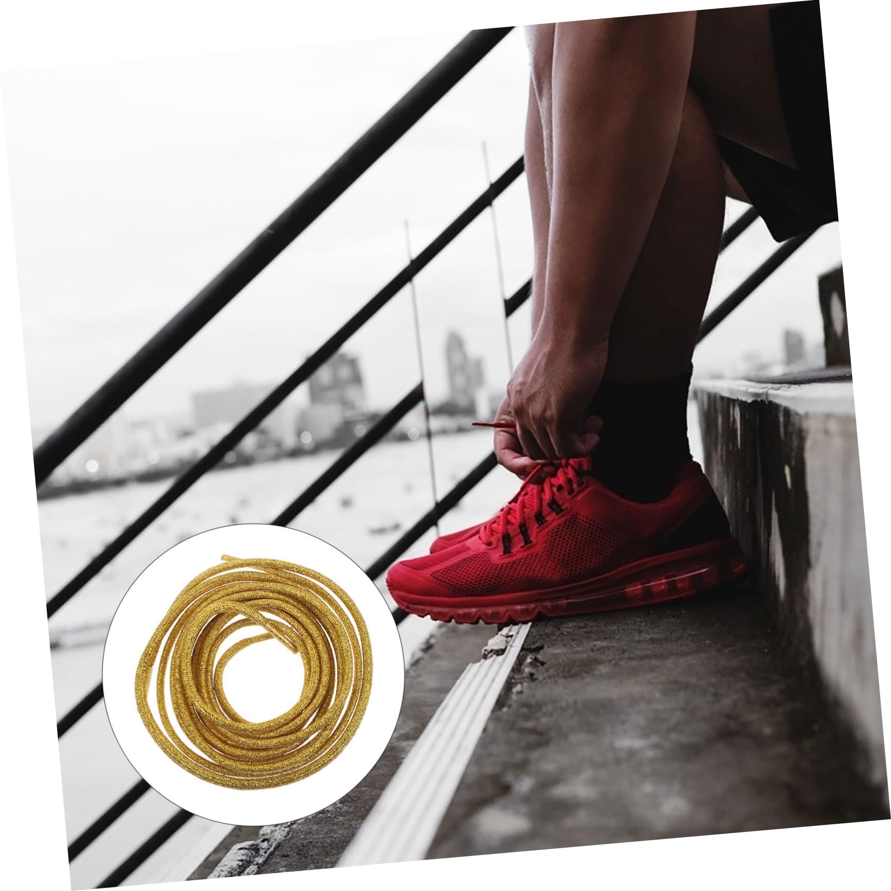 SHERCHPRY 8 Paare Schnürsenkel aus Draht Schnürsenkel für Turnschuhe Schuhriemen lange Schnürsenkel Ersatz für Damenschnürsenkel Cool metallische Linie Seil lässige Schuhe Männer und Frauen