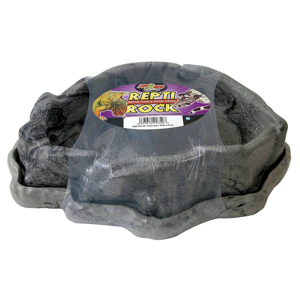 Zoo Med Combo Reptile Rock Food and Water Dish, X-Large