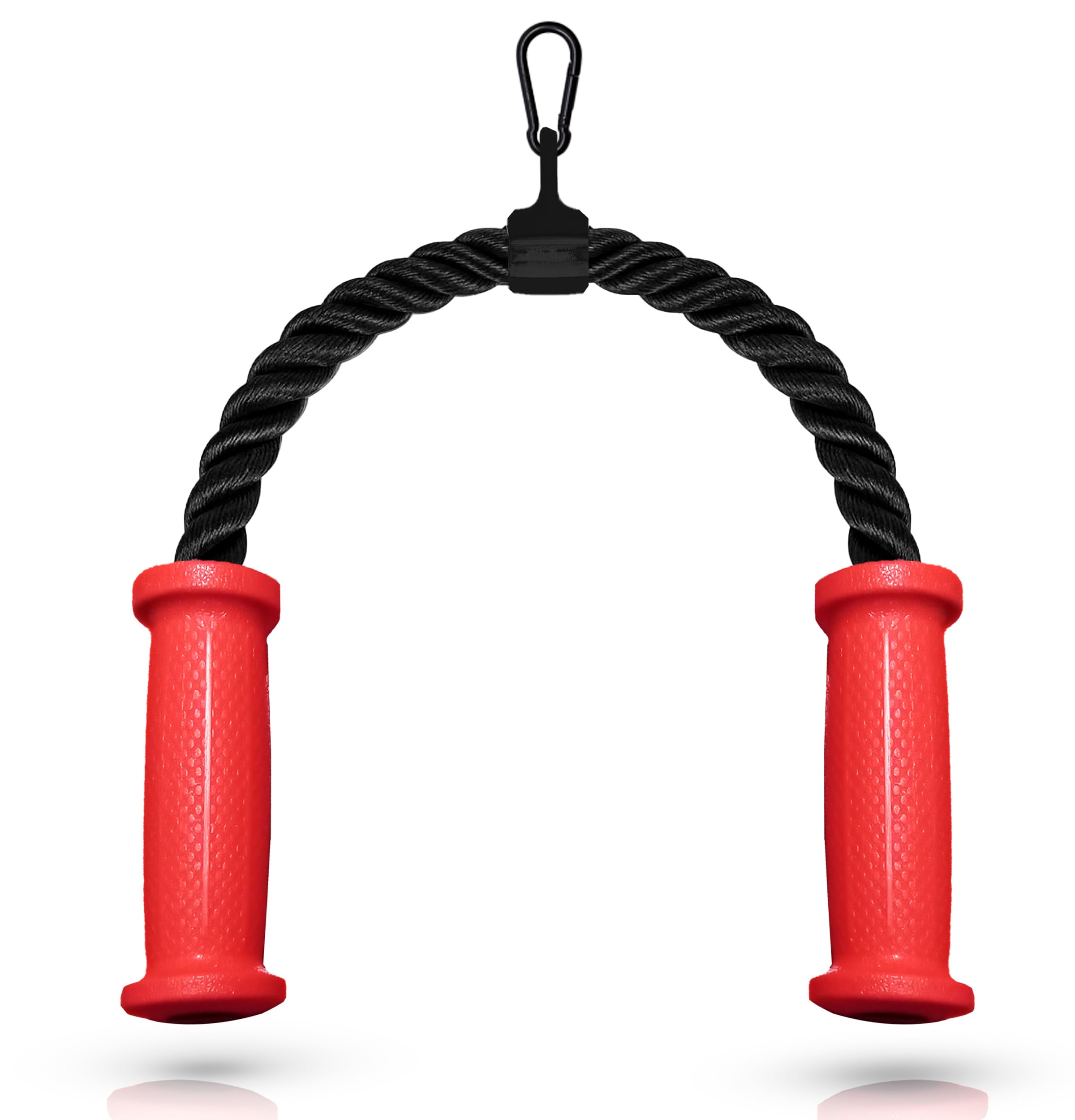 Corde Triceps Yes4All 91.4cm - Nylon Tressé, Prise Caoutchouc - Pour Musculation, Fitness, Machines à Poulies