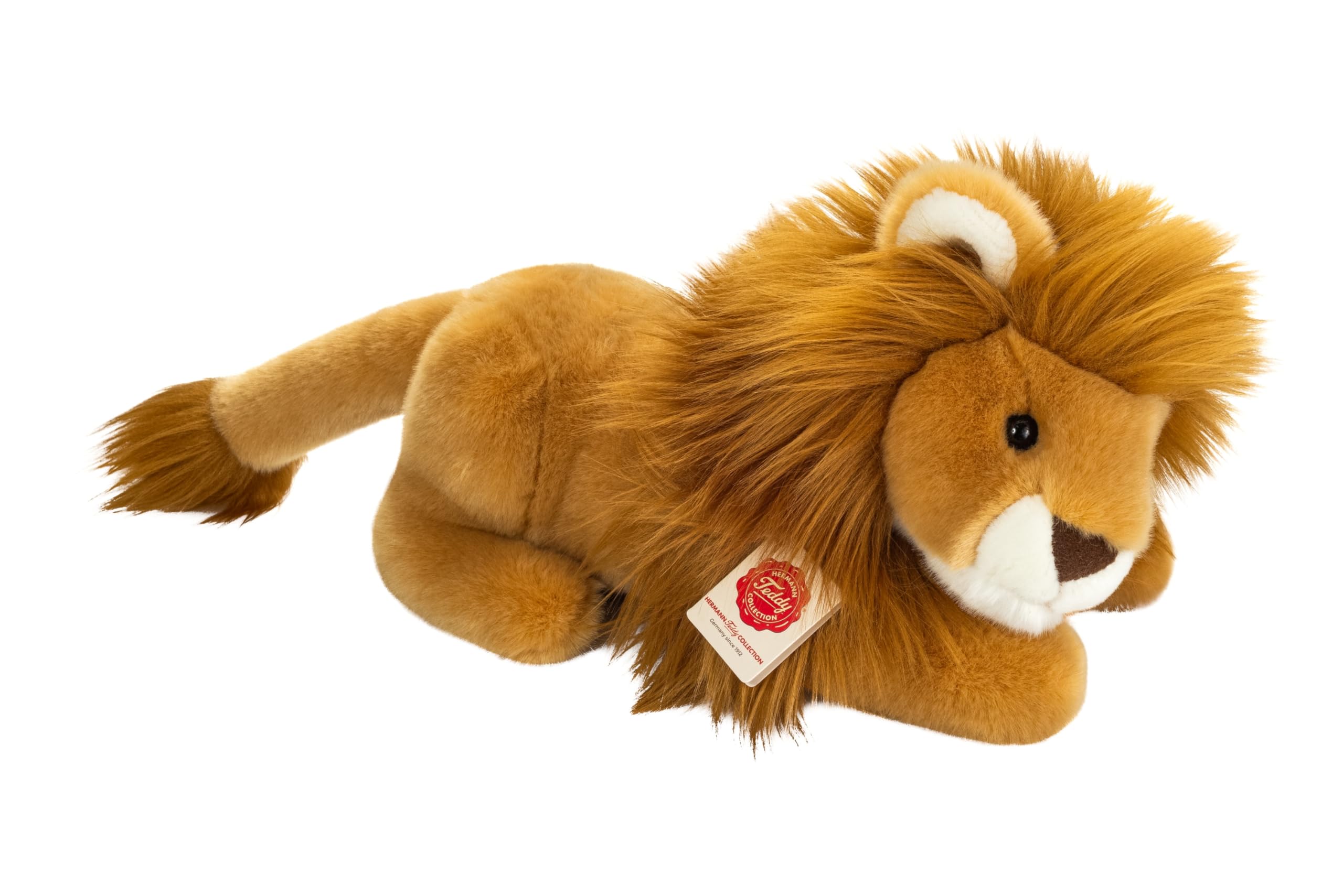 Teddy Hermann 90484 lew leżący 30 cm, przytulanka