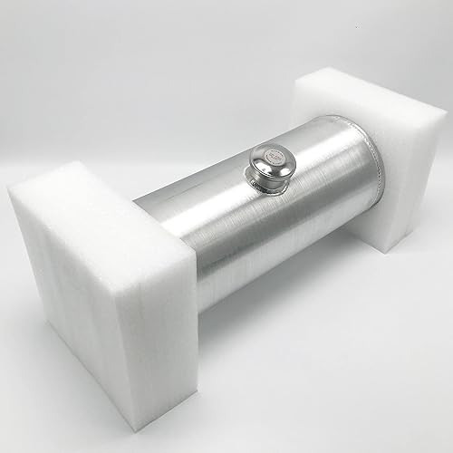 Miniatura 6 de JSD AUTO PARTS Tanque de combustible de aluminio 5 galones 8x24 "1/4" NPT Outlet Centro Llenar el tanque de gas