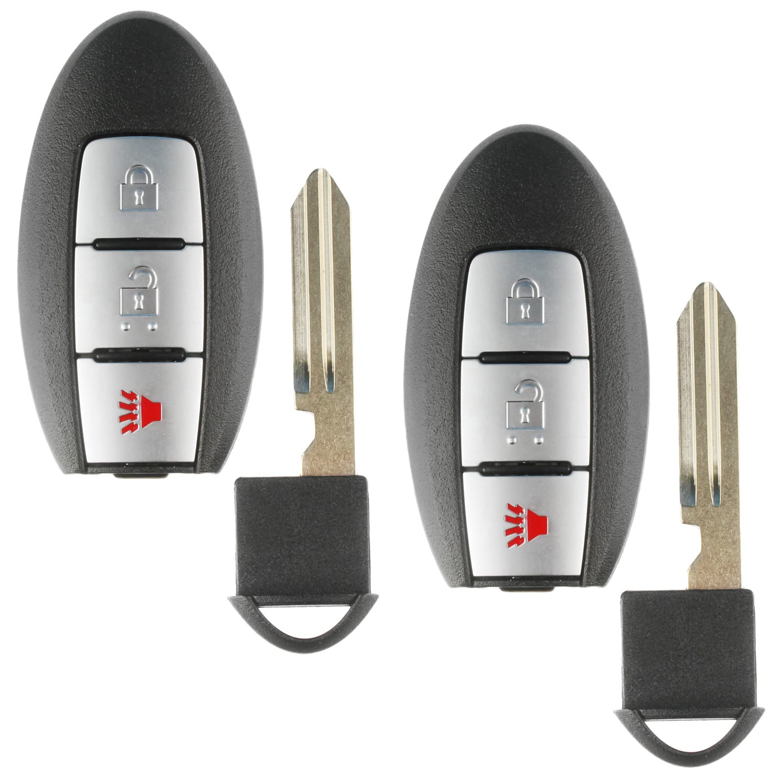 Photo 1 of 2x Keyless Option Remote Smart 3btn Key Fob For Nissan (CWTWB1U808) Two