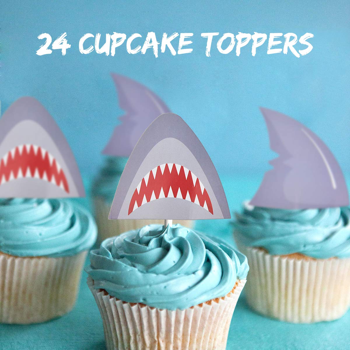 Grattis Pu00e5 Fu00f6delsedagen Shark Banner - Haj Party Dekorationer Fu00f6r Pojkar Pojkar Haj Fu00f6delsedag Banner Hav Tema Party Supplies Tema Party Under Havet
