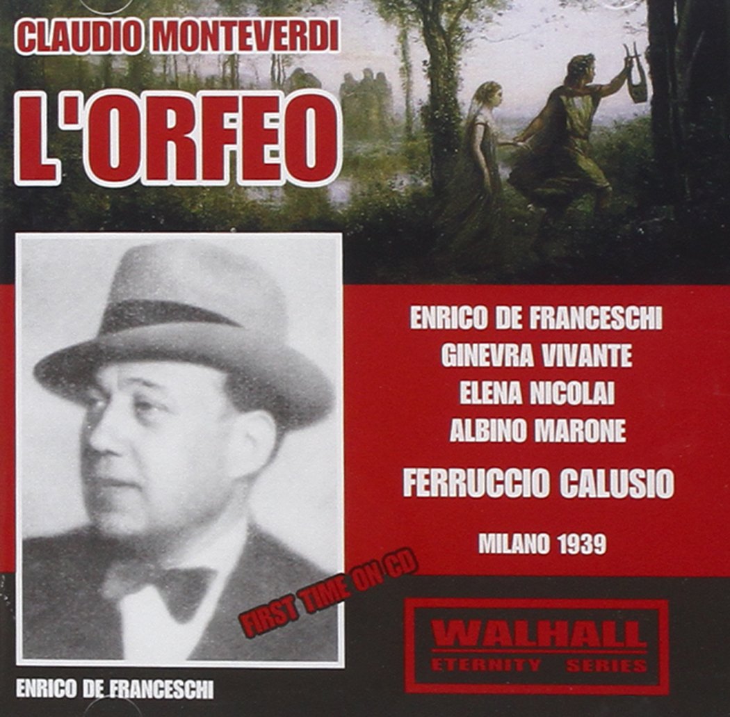 Monteverdi - L'Orfeo (Milan 1939/Calusio)
