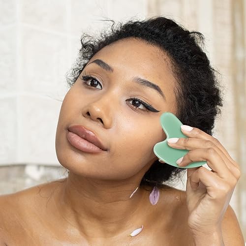 Miniatura 6 de GuaSha, herramienta facial Gua Sha, terapia secreta de belleza de la antigua oriental, masaje más adelgazante facial, disminuye la hinchazón y