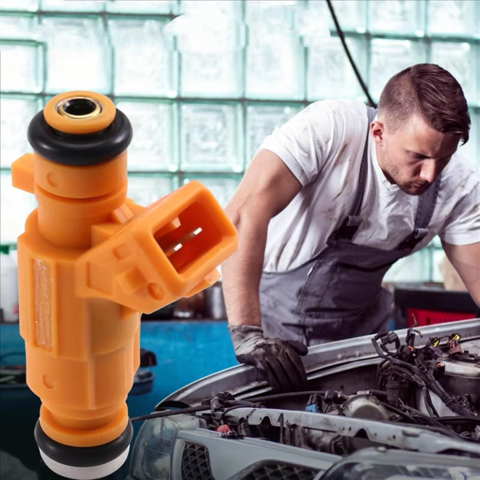 Boquilla Inyector Inyector Gasolina 6 Piezas Inyector Combustible Accesorios Para Motor Automóvil 0280155994 1984.E5 1984E5 9635884280 Compatible Con Peugeot 406607807