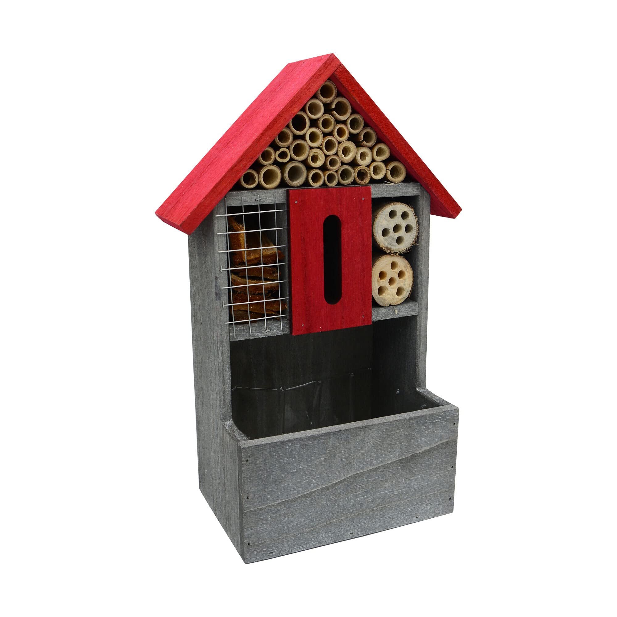 UNUS Garden - Casetta per insetti in legno, per piante e insetti
