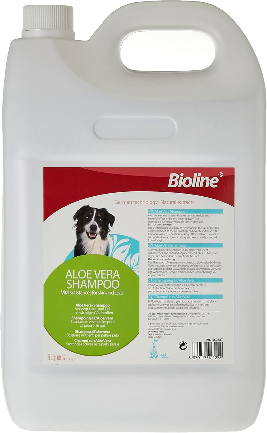 Bioline Aloe Vera Dog Shampoo 5L Buy Online at Best Price in KSA