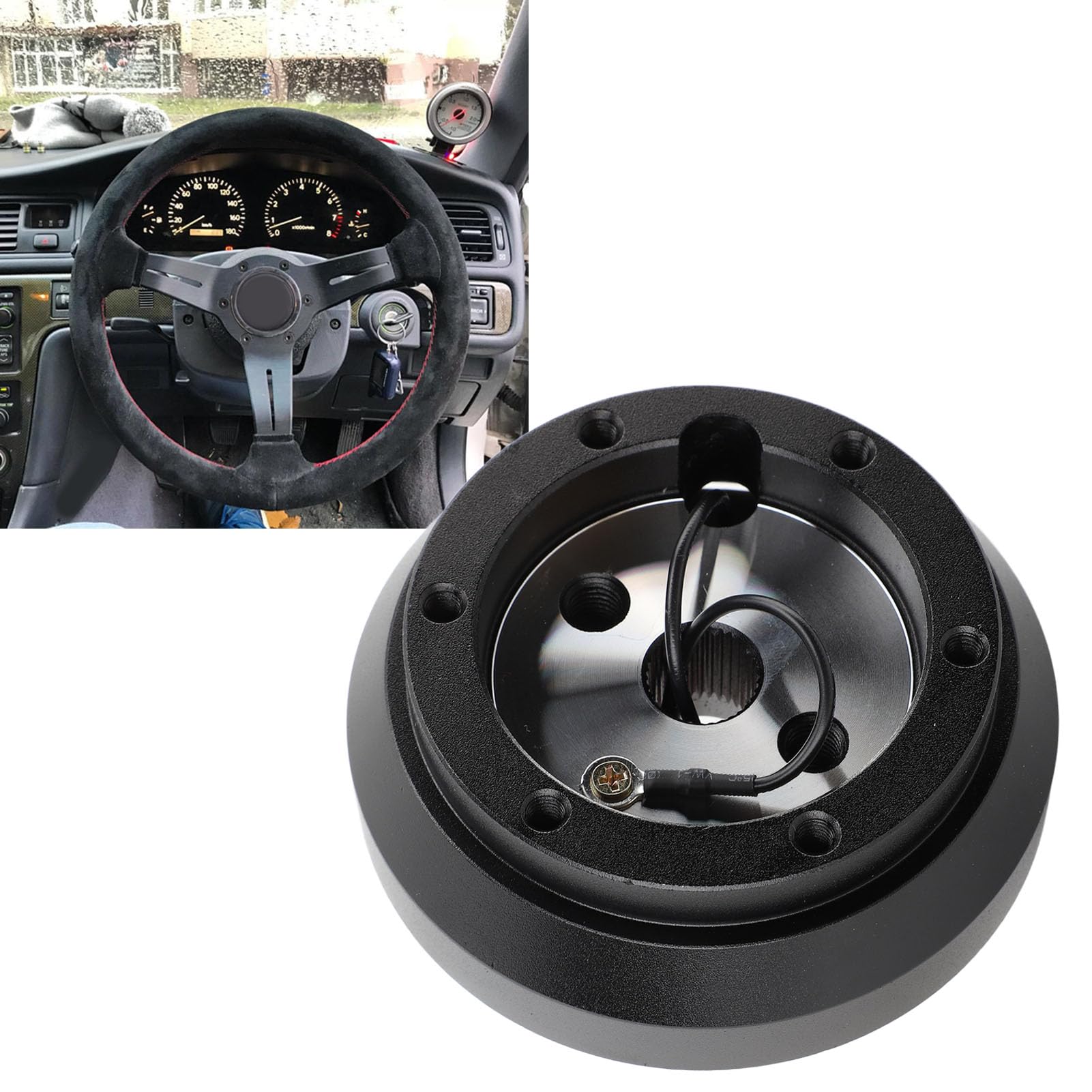 140H Steering Wheel Short Hub Adapter Kit 6 Hole for Pulsar