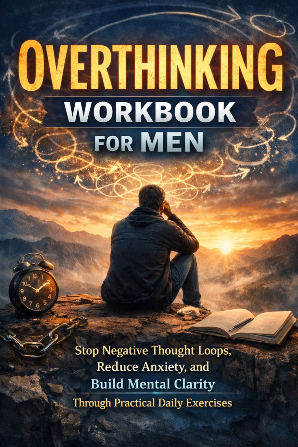 Overthinking Workbook for Men: Stop Negative Thought Loops, Reduce Anxiety, and Build Mental Clarity