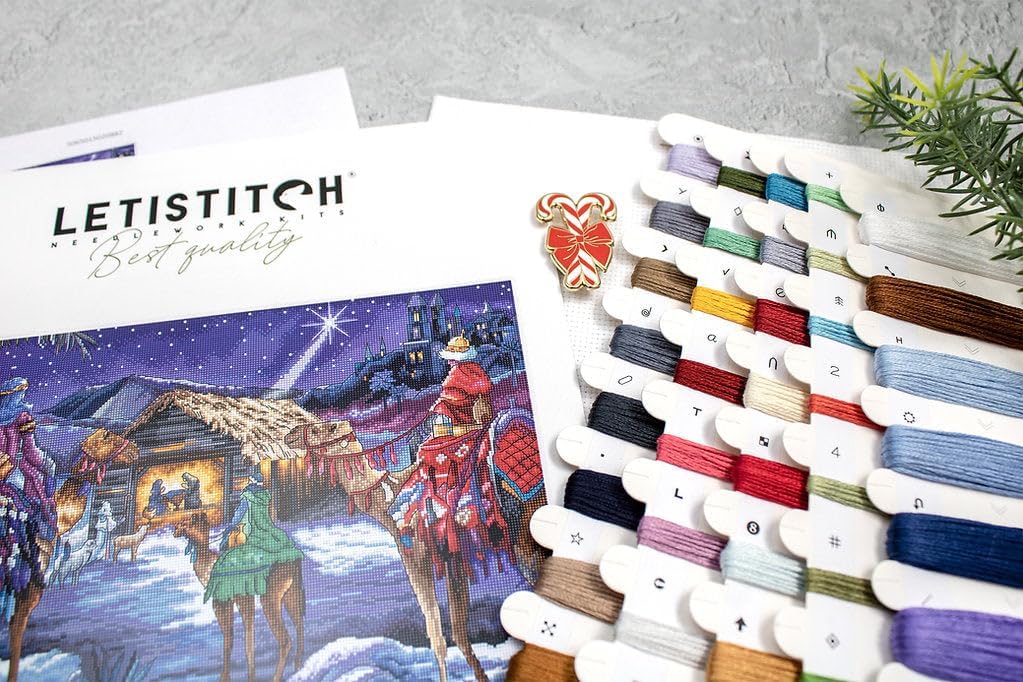 Letistitch Counted Cross Stitch Kit Three Kings L8108