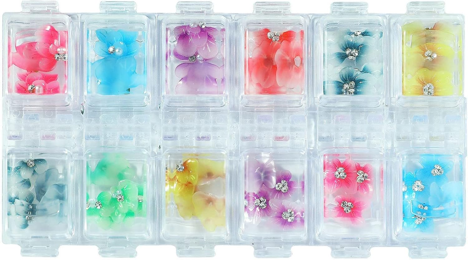 5D Flower Nail Charms for Acrylic Nails 5D Nail Flowers