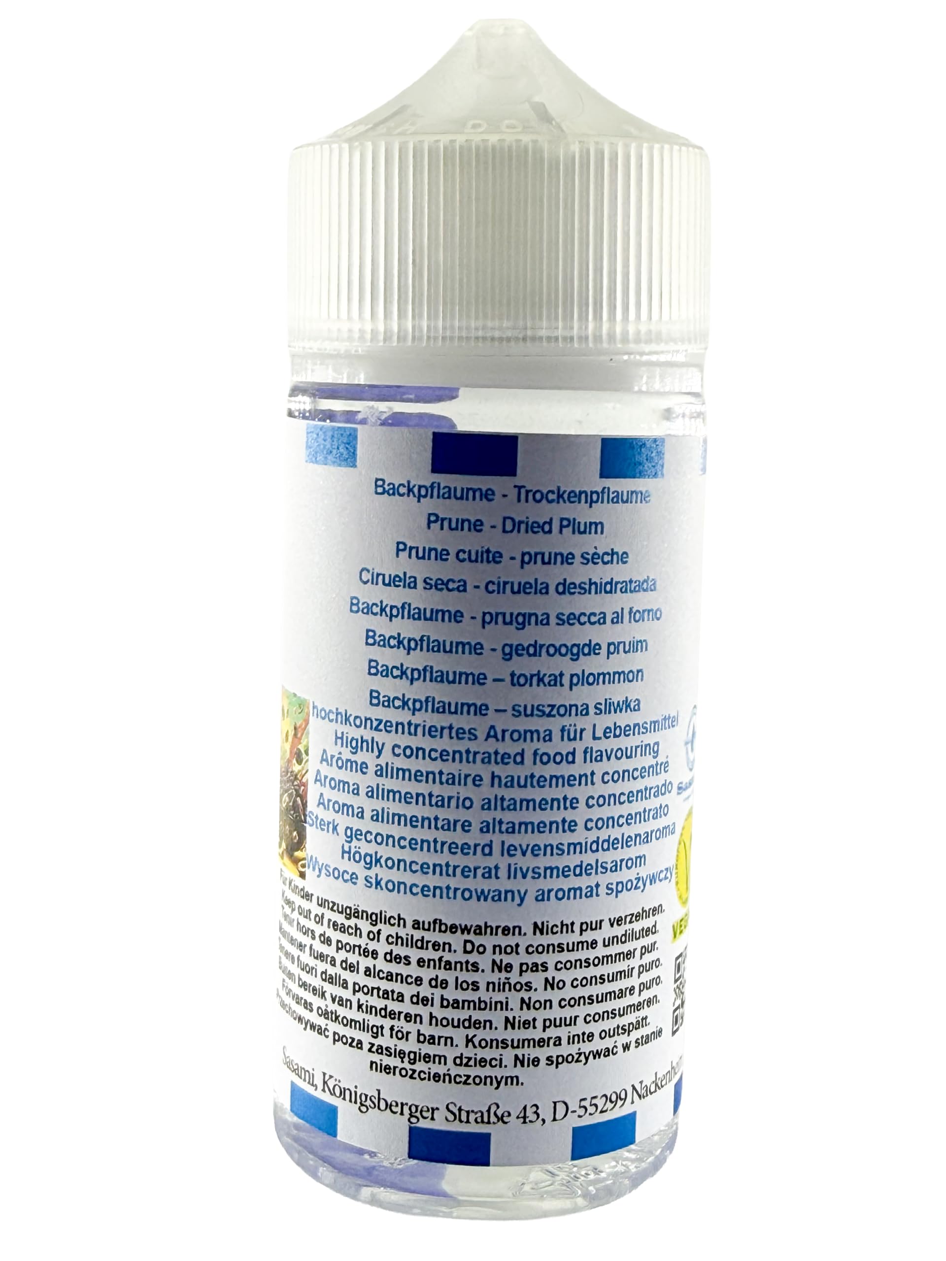 Ciruela seca - ciruela deshidratada aroma concentrado - Vegano - Sasami - 100ml