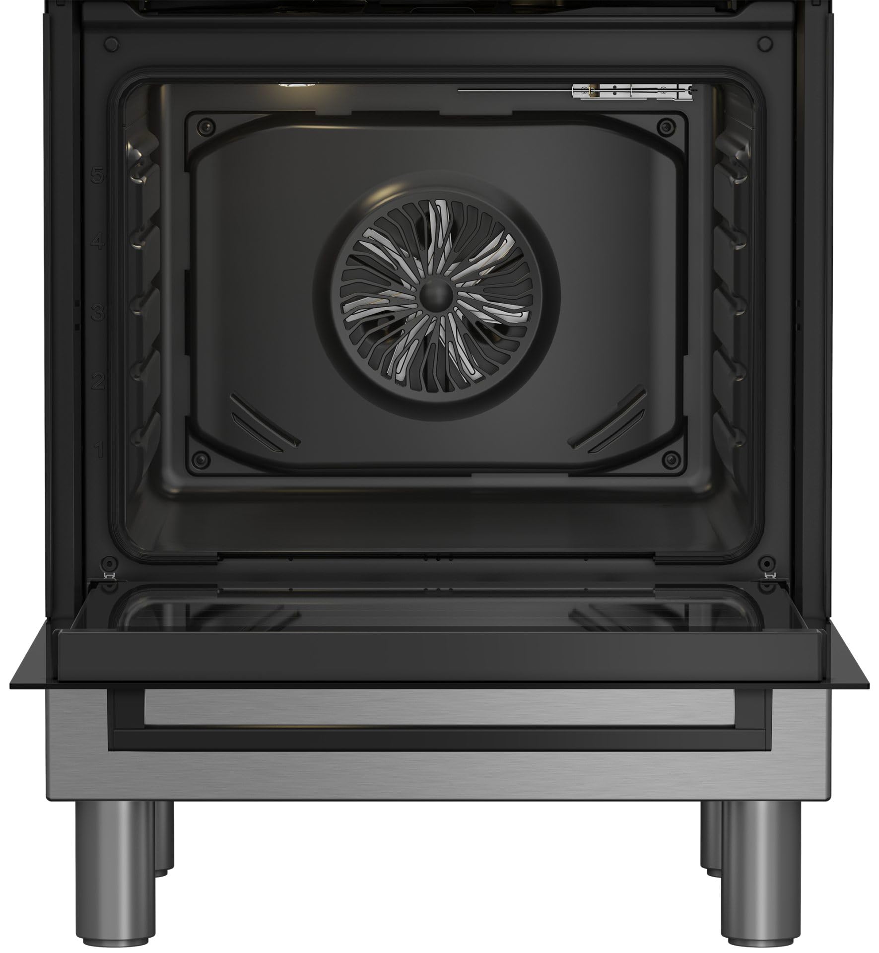 FBE62310GX - Cucina a gas con forno elettrico, n° 4 fuochi, 60x60 cm, inox