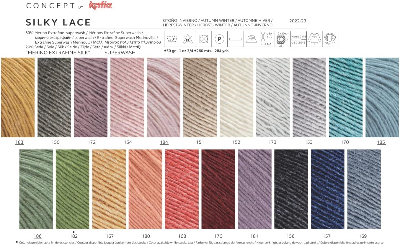 Silky Lace "Merino-Extrafine - Silk" Superwash 170 Jade