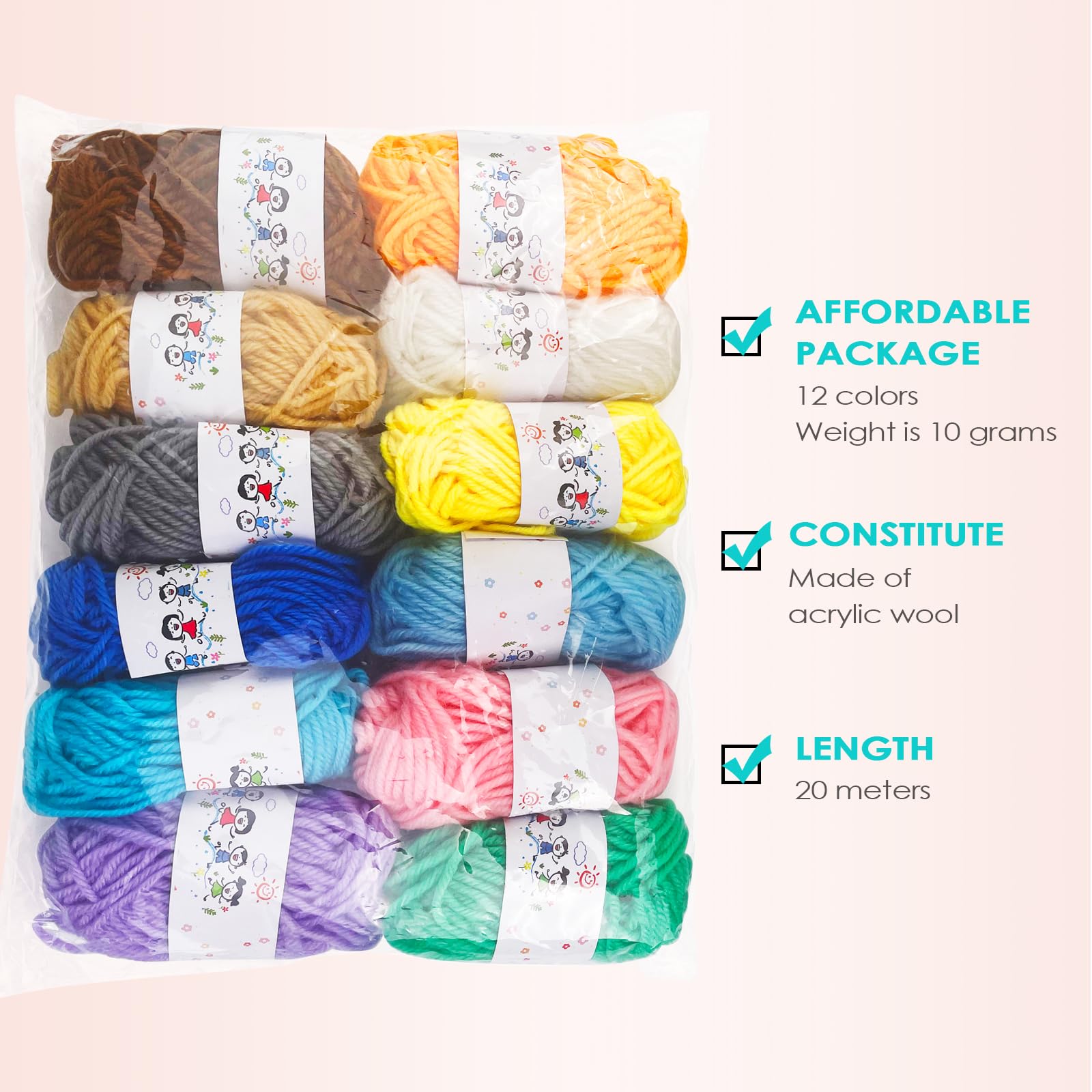 Lana Para Crochet Yayatty 35 Colores Lanas Para Crochet, Gruesa