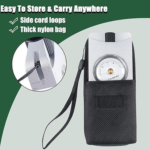 Miniatura 2 de Altimeter profesional de aluminio preciso Clinómetro impermeable de altura óptica Clinómetro de altura sin batería compacto portátil Clinómetro de