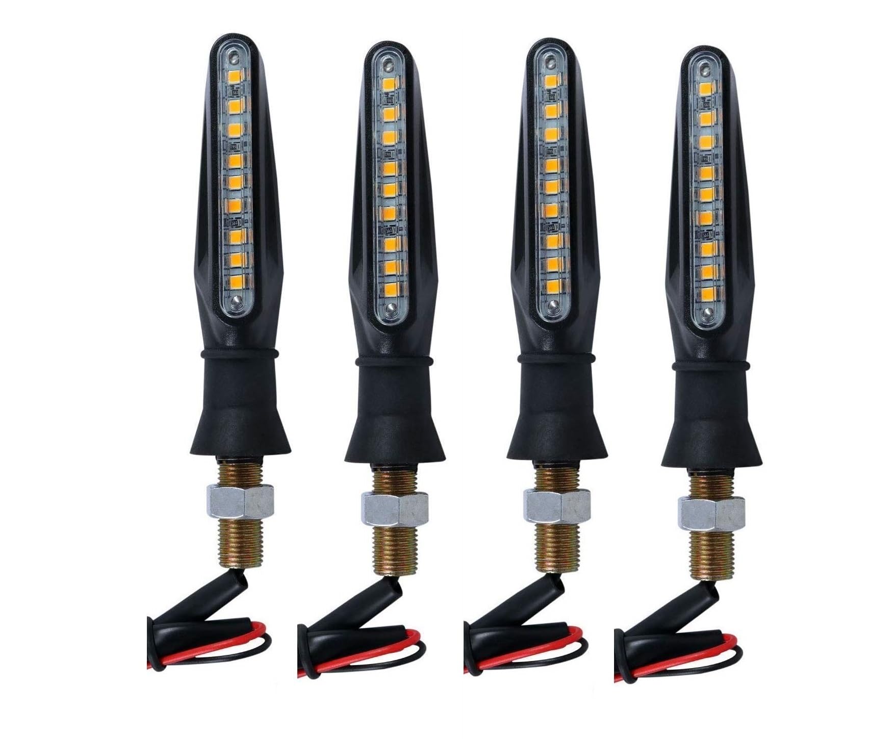 Front & Rear Side Sleek Yellow Indicator Light Set of 4 For Hero Xpulse 200 T-image-38