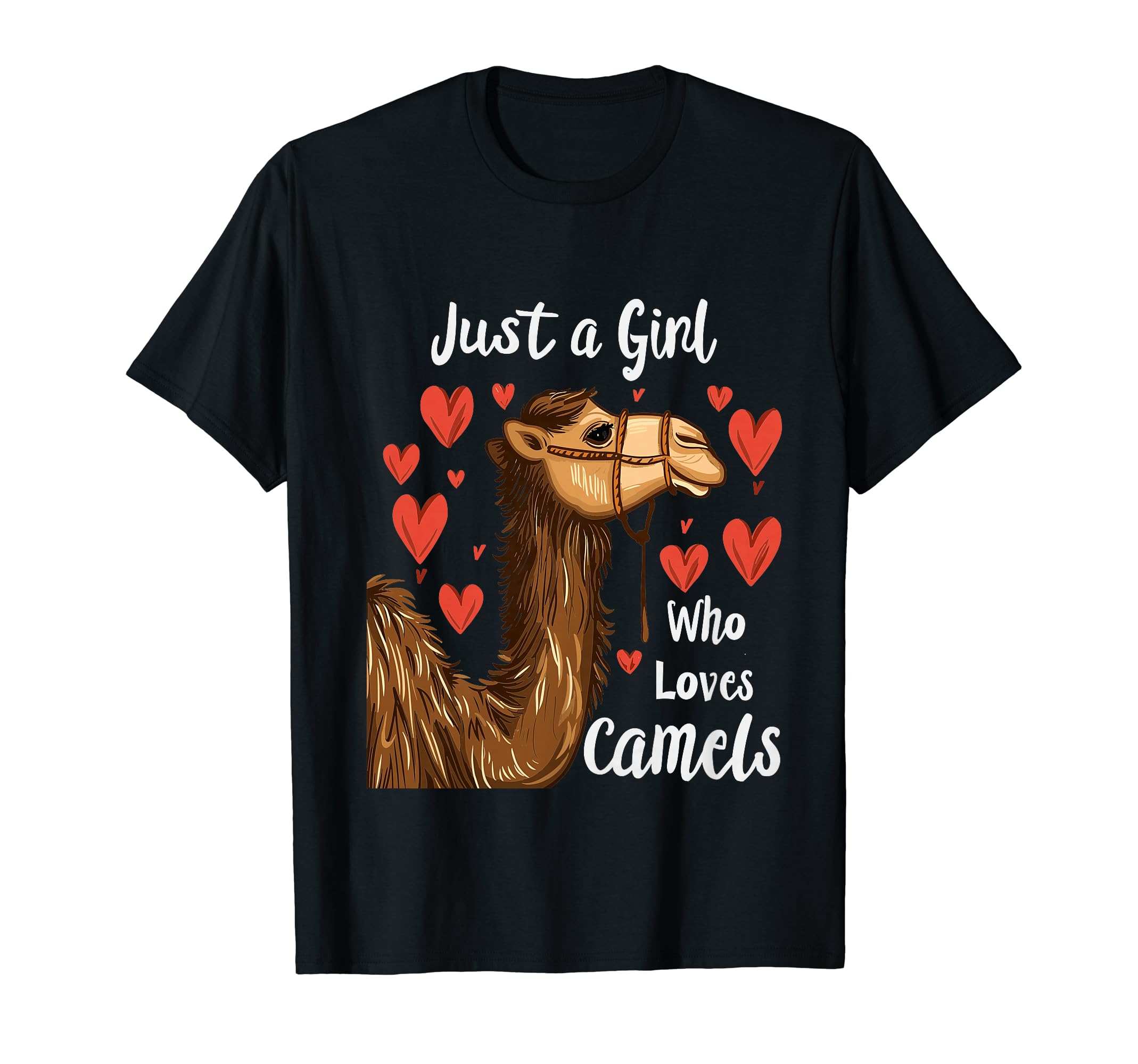 Funny Camel Lovers Gift Just A Girl Who Loves Camels T-Shirt