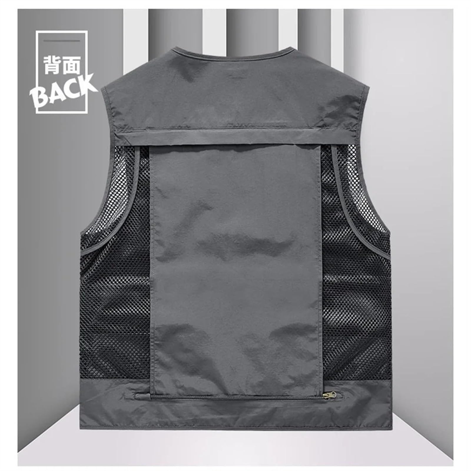 Gilet De Pêche Outdoor Homme Multi Poches - Marron Taille L Séchage Rapide