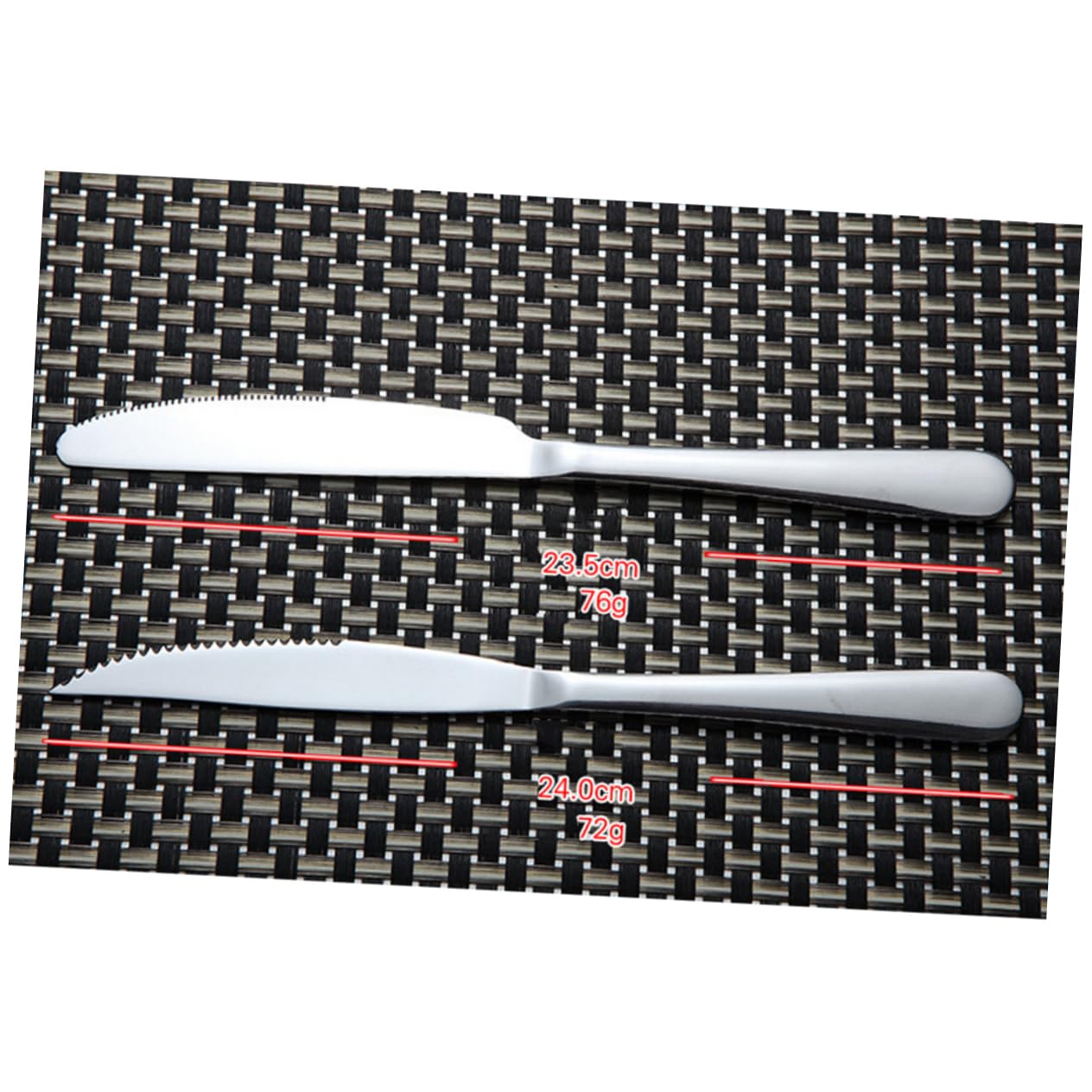 PRETYZOOM Set Di Posate 12 Pezzi in Acciaio Inox Posate Moderne Da Tavola Per Bistecca Pizza