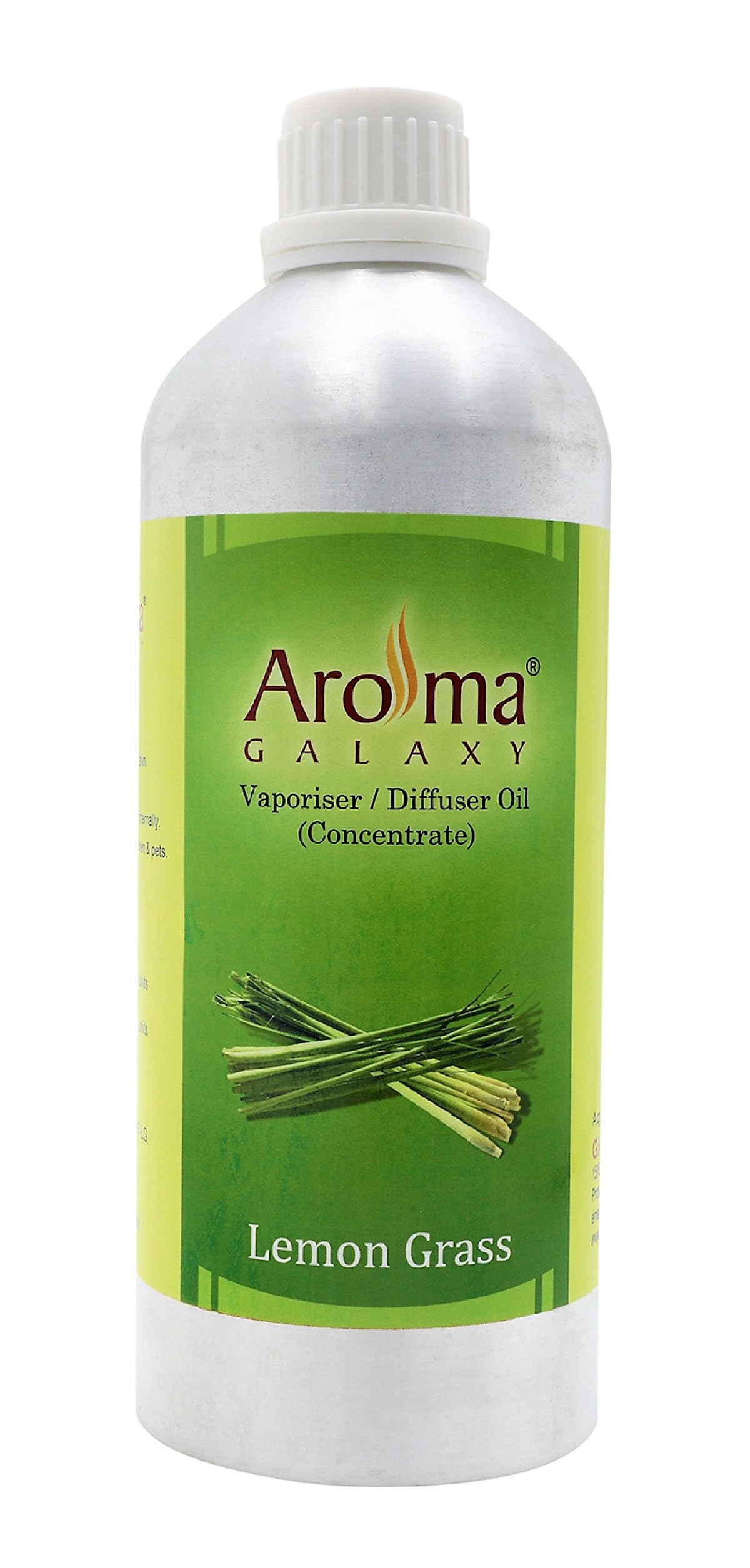 Aroma Galaxy Pure & Natural Lemon Grass Vaporizer/Diffuser Oil (Concentrated) - Home Fragrance For Calming Effect - 1 Ltr (Pack Of 1) (B07KVYMM6S) Amazon Price History, Amazon Price Tracker