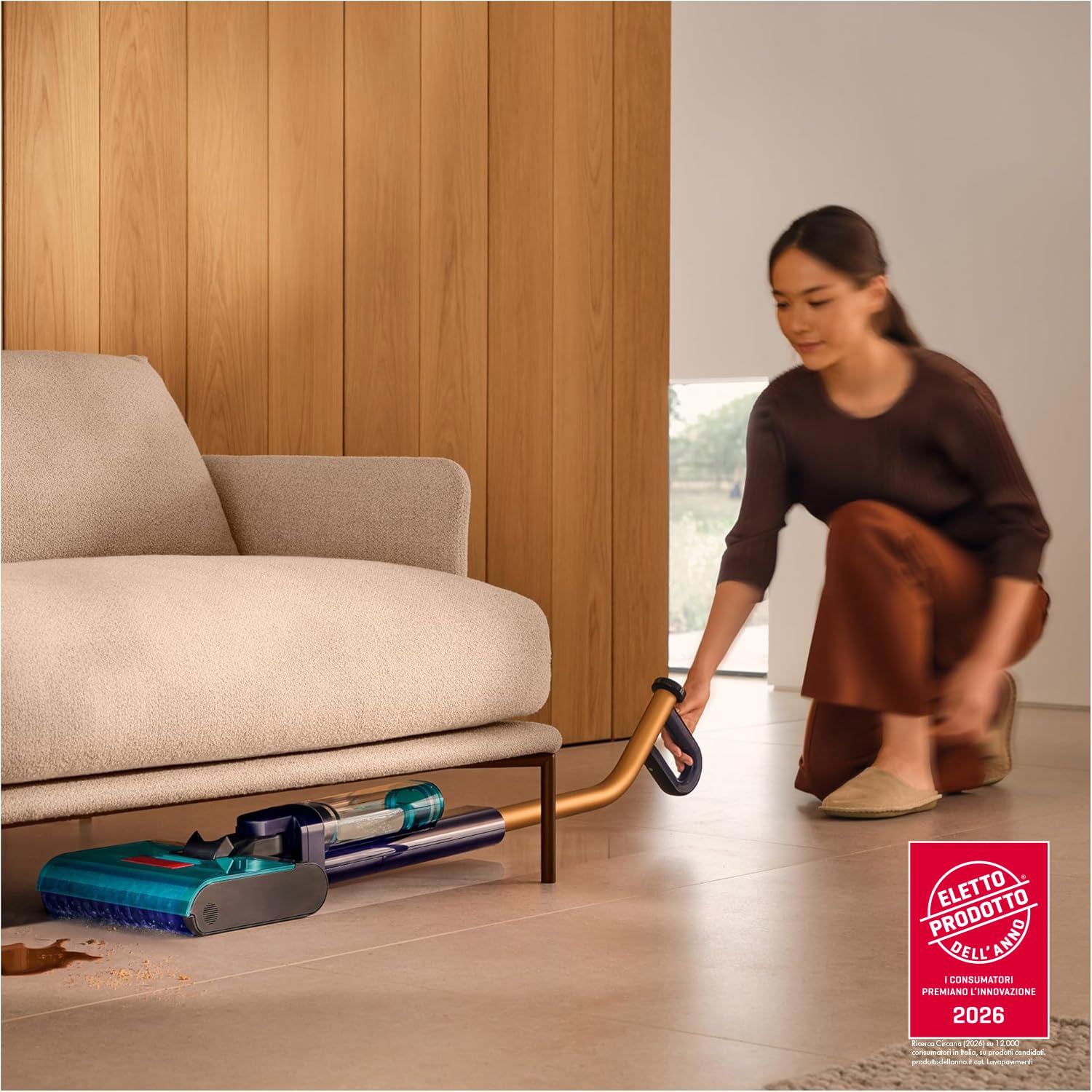 Dyson Clean+Wash Hygiene | Lavapavimenti elettrico senza filtri | Pulizia igienica dei pavimenti duri