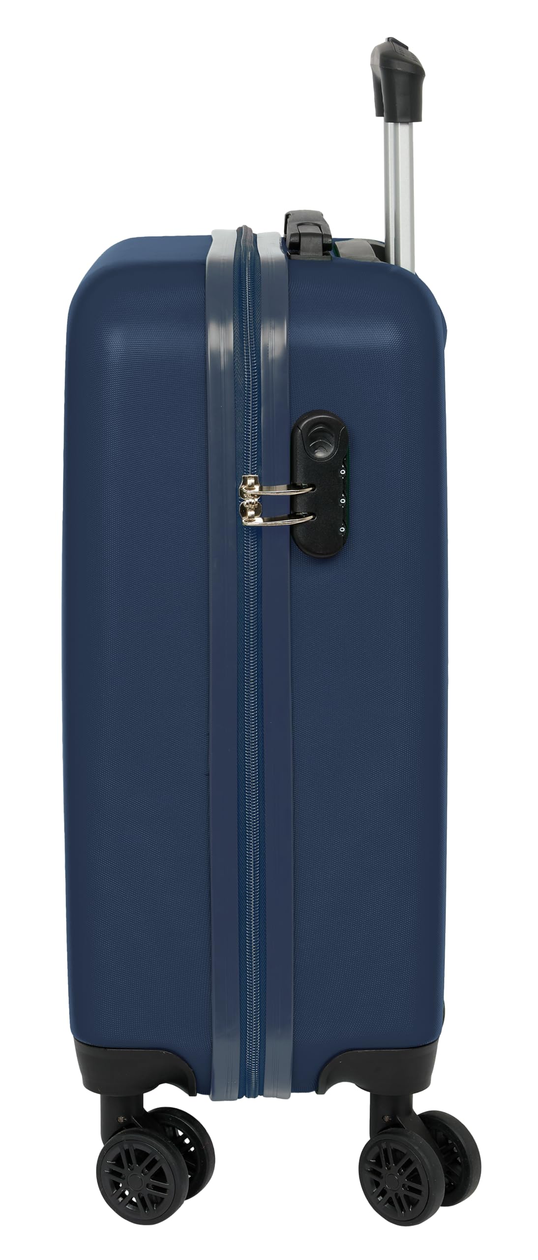 EL OCA CLASSIC - Trolley da cabina 20 pollici, valigia con ruote, lucchetto di sicurezza, valigia leggera, 34,5 x 20 x 55 cm, colore blu marino, Blu navy, Estándar, Casual