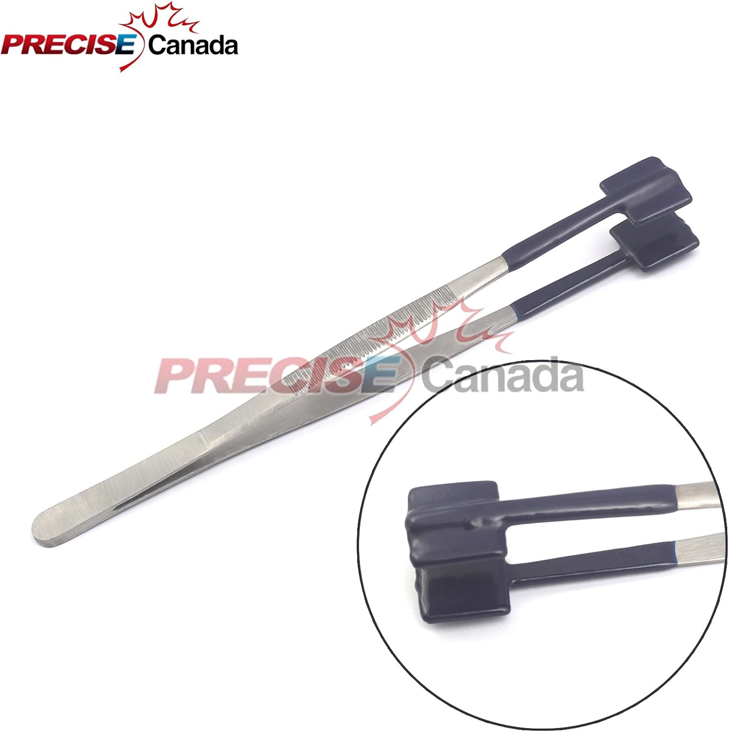 SPECIALTY TWEEZERS PVC COATED FORCEPS FLAT TIPS SAFE RUBBER NON MARRING HOLDING (E 3)