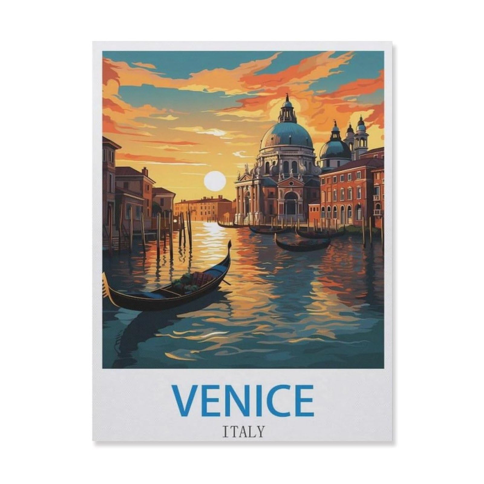 Metal Signs，Venice Italy(15x30cm）