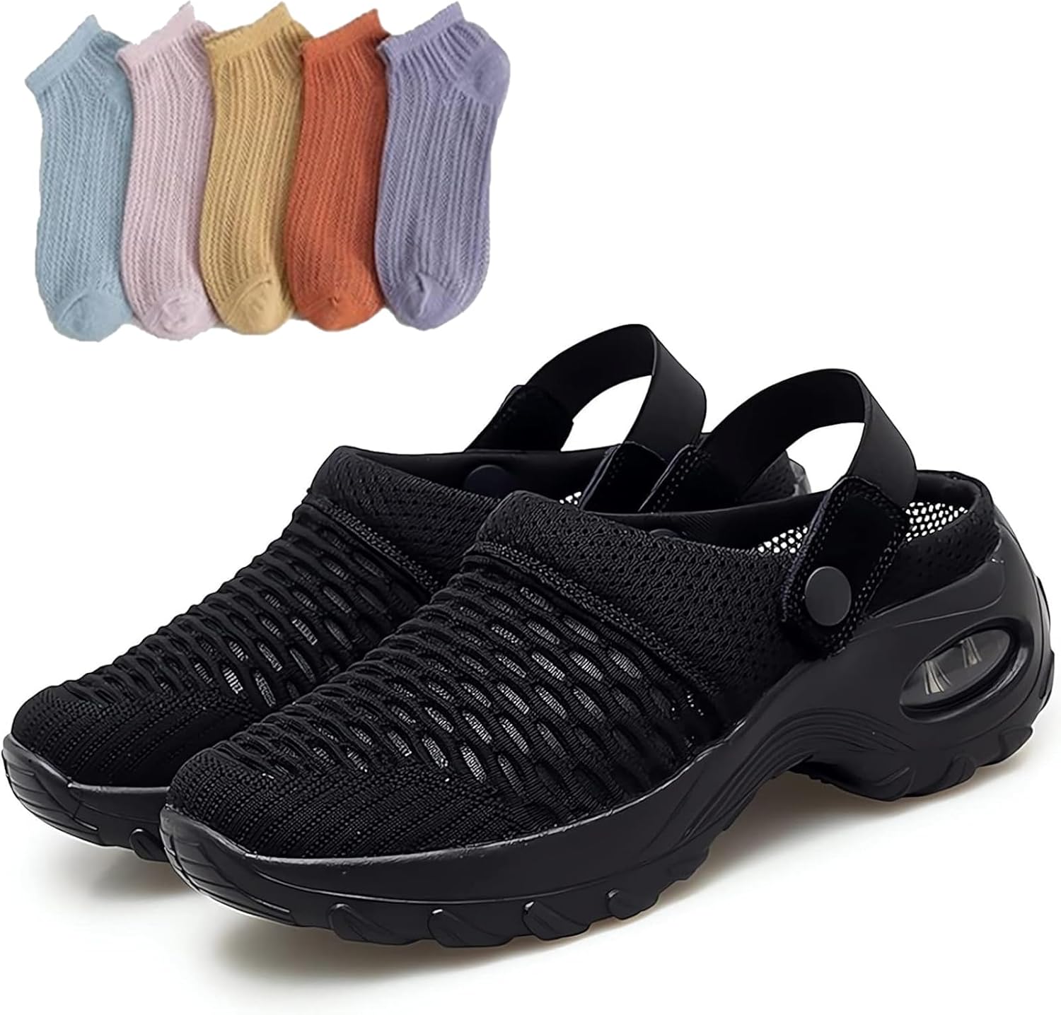 Women's Orthopedic Clogs with Air Cushion Support to