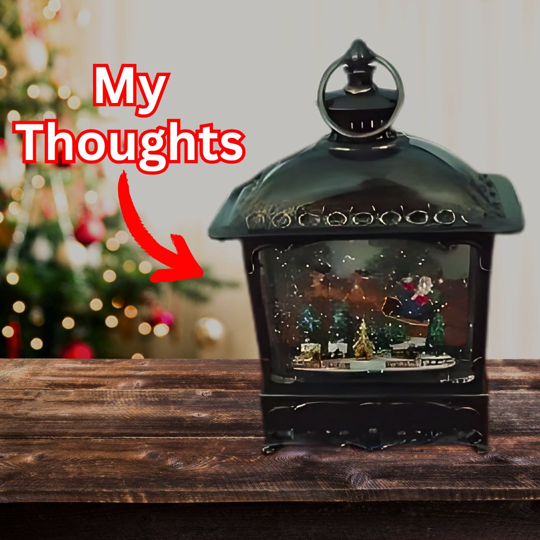 Watch Christmas Snow Globe Flying Santa Lantern ~ Worth It? on Amazon Live