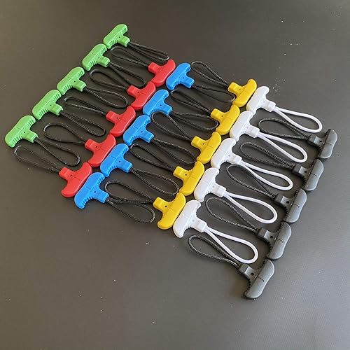 Miniatura 2 de BJA 30 tiradores de cremallera resistentes  Reemplazo de extensión para bolsas tácticas, mochilas, pantalones, equipo de deportes acuáticos, zapatos