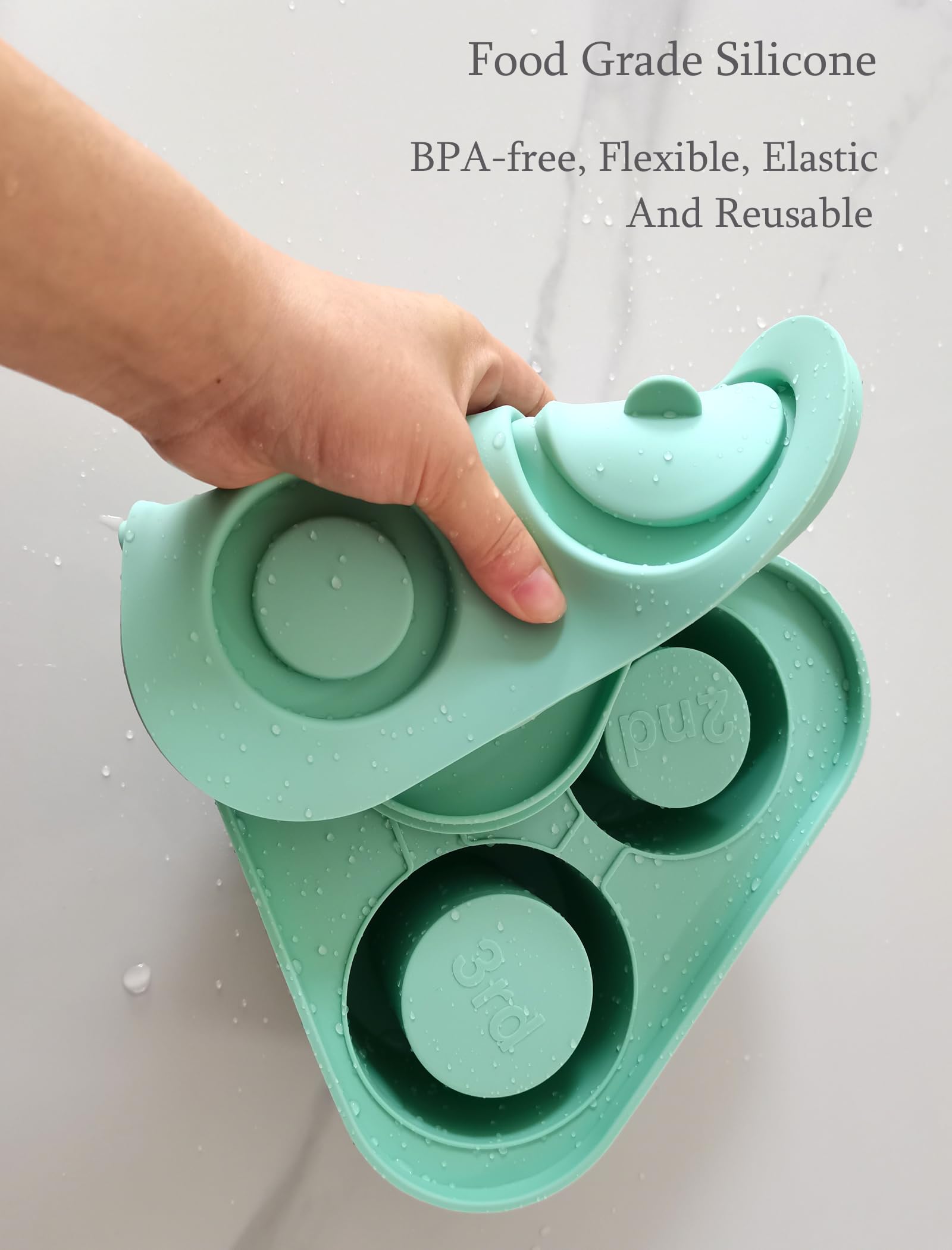 Bac à Glaçons 3 En 1 En Silicone Pour Gobelet De 590 à 1200