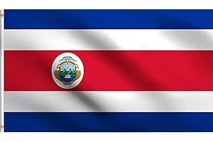 6 Feet Costa Rica Flag for Outdoor | Vivid Color and UV Resistant Flag