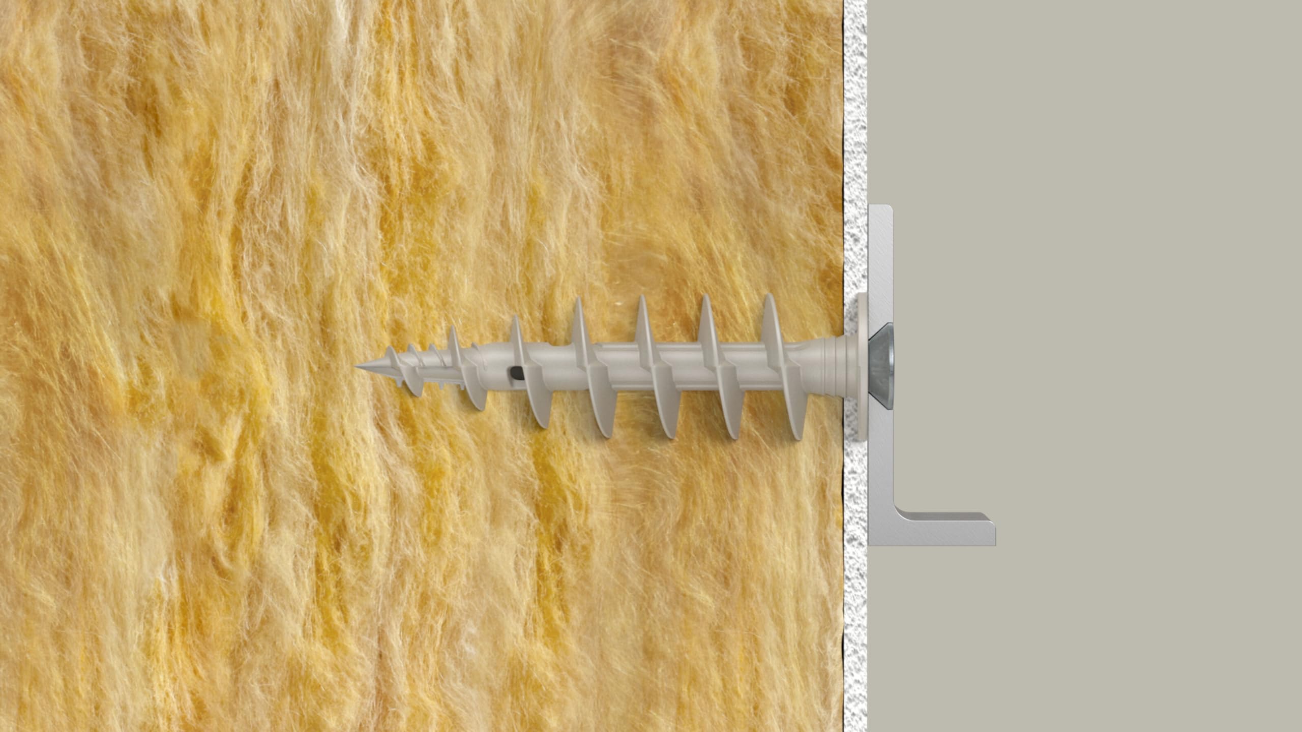 Fischer FID II 50 mm 4x Tasselli con Vite per Cappotto Isolanti