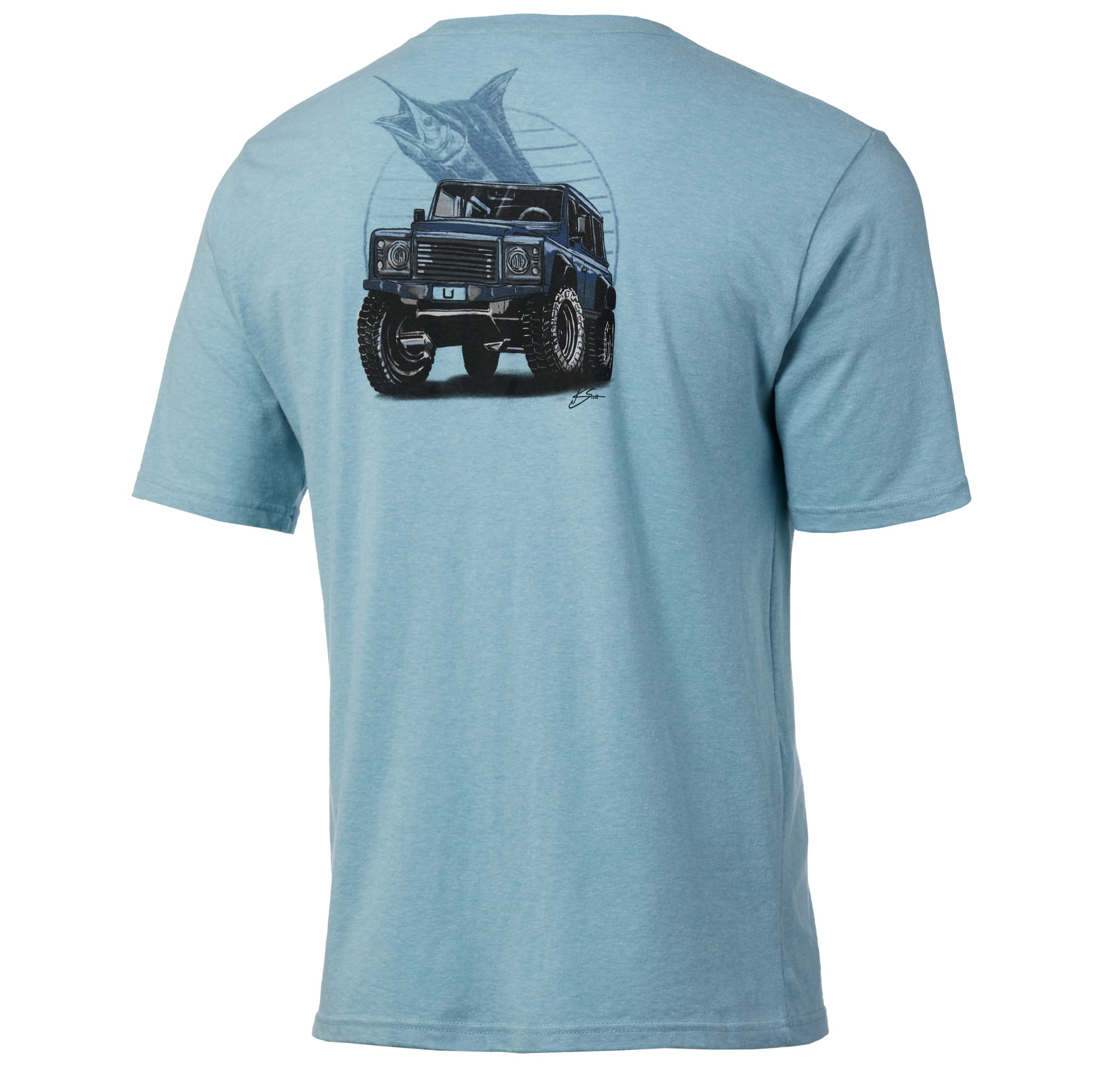 HUK Mens Performance Fishing Logo Tee, Short Sleeve T-Shirt for Men — view 13