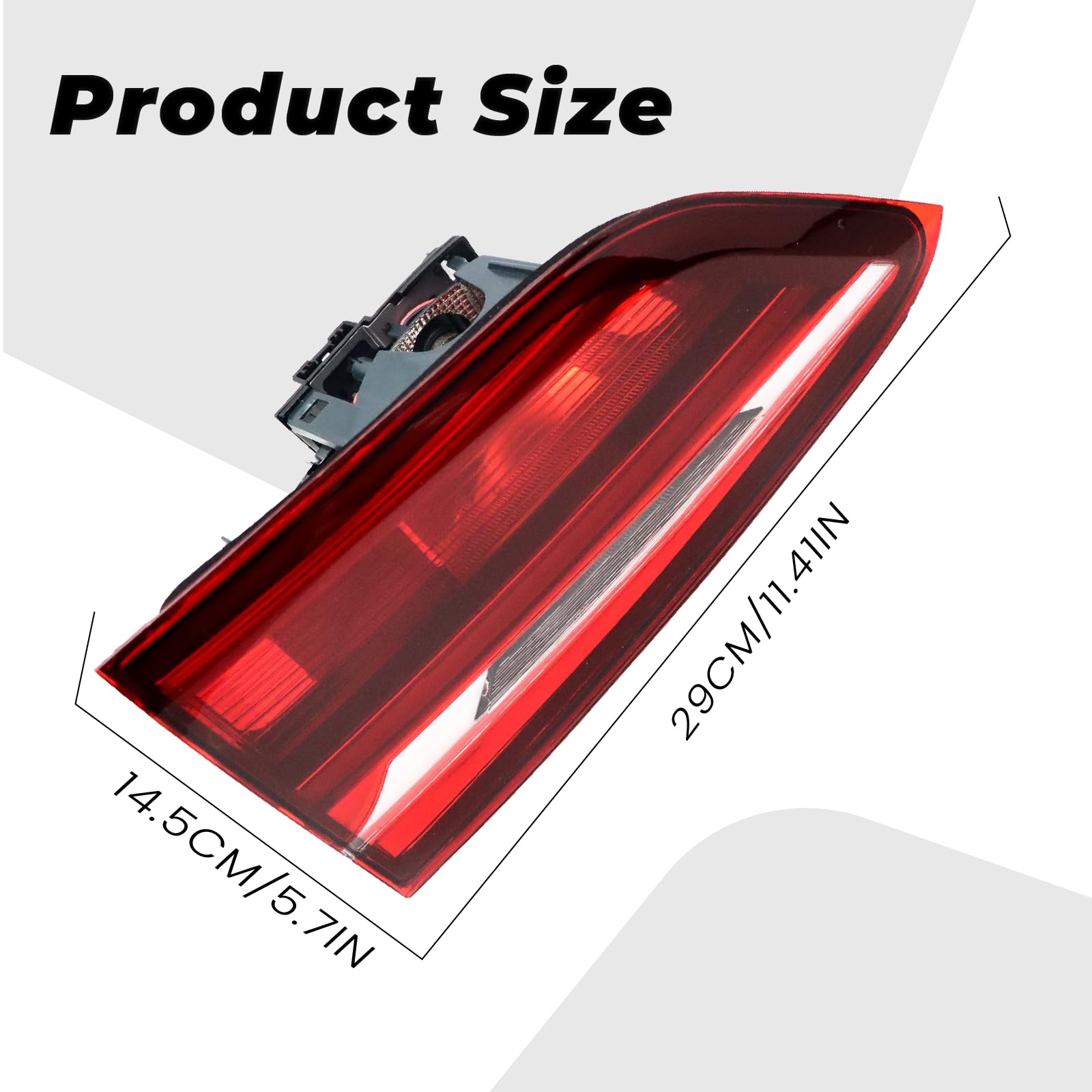 Fanale posteriore a LED per X1 F48 2014 – 2022, luce di allarme del freno, parte auto, gruppo fanale posteriore esterno, lato destro 63212710636 63217350698
