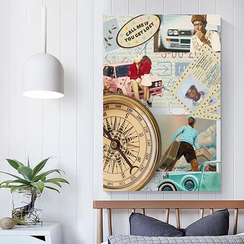 Miniatura 5 de FPL Tyler - Póster decorativo de The Creator All Album Cover Poster Pintura Decorativa Lienzo Arte de Pared Pósters de Sala de Estar Dormitorio