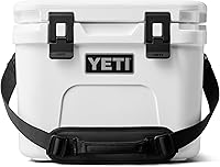 YETI Roadie 15 Hard Cooler with DoubleDuty Shoulder Strap - Compact 22-Can Capacity, Wine-Friendly