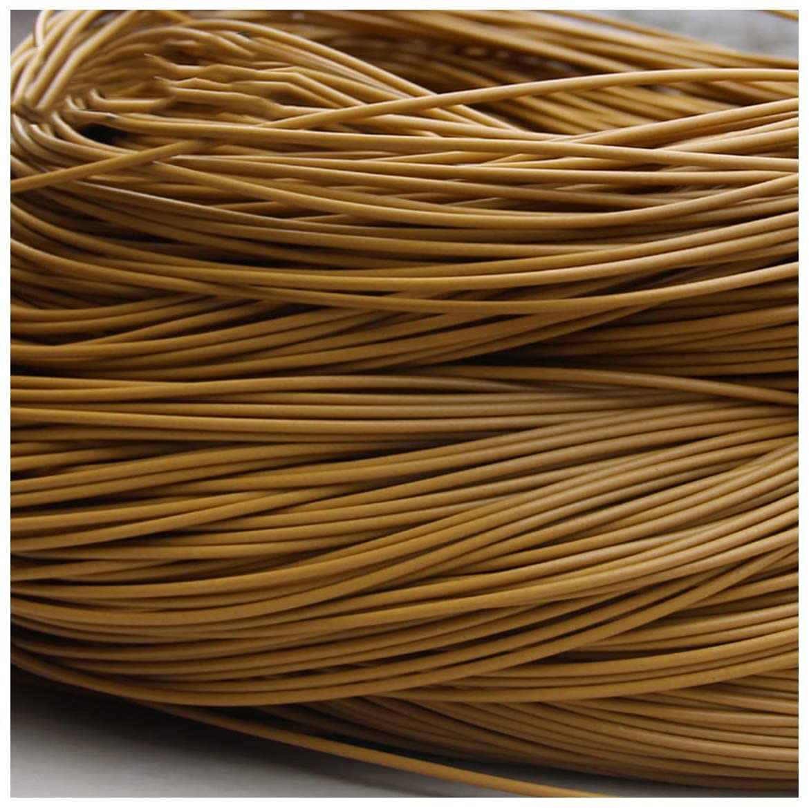 Oofaywfd C 500G Syntheti Rattan Weaving Material, 3Mm ~60M Solid Round Vine Offee Gradient Flat Plasti Rattan For Knit Repair 。 (Color : Size : 2Pcs)