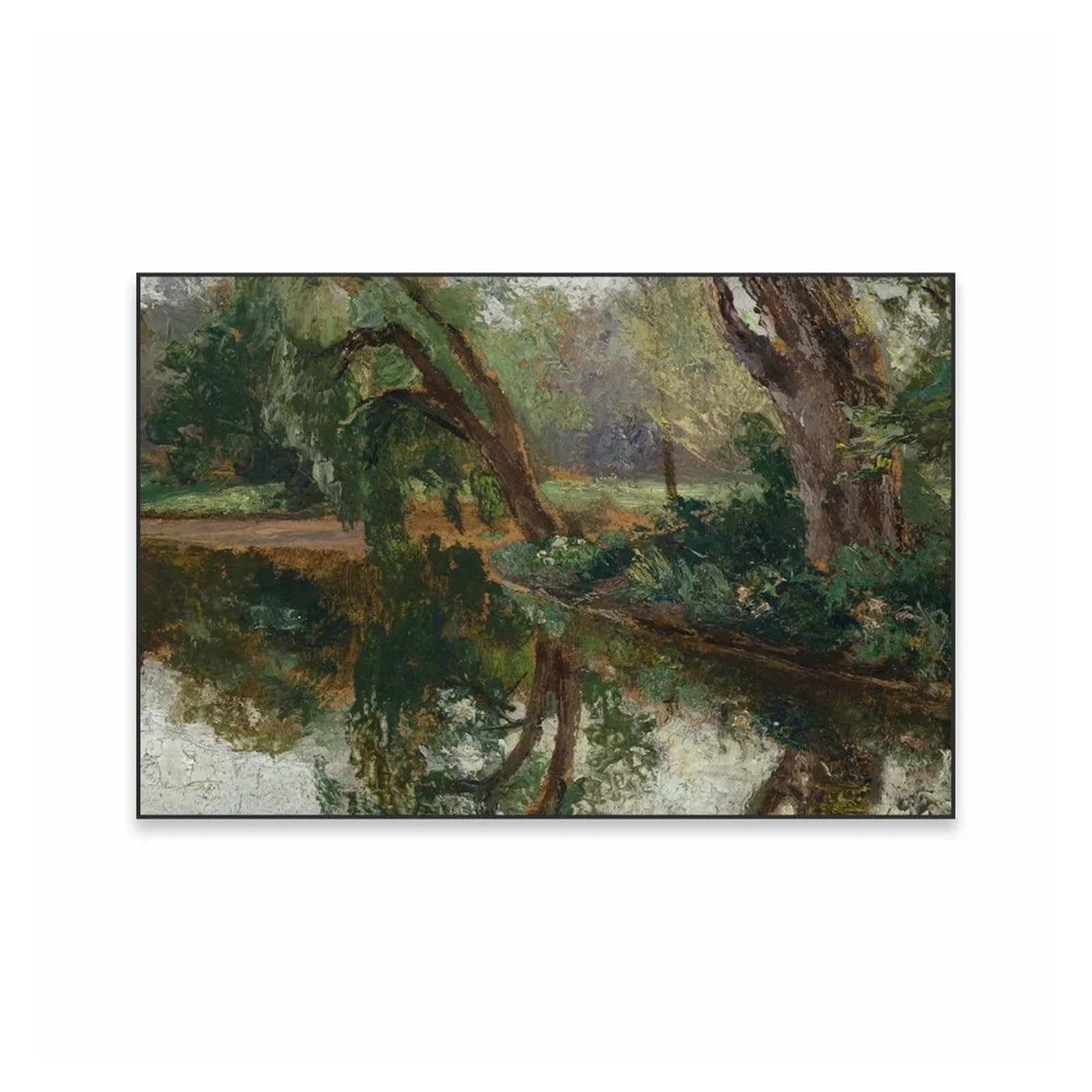 Impression de bateau vintage pour habiller un mur vide avec un tableau de toile foncée 40x60