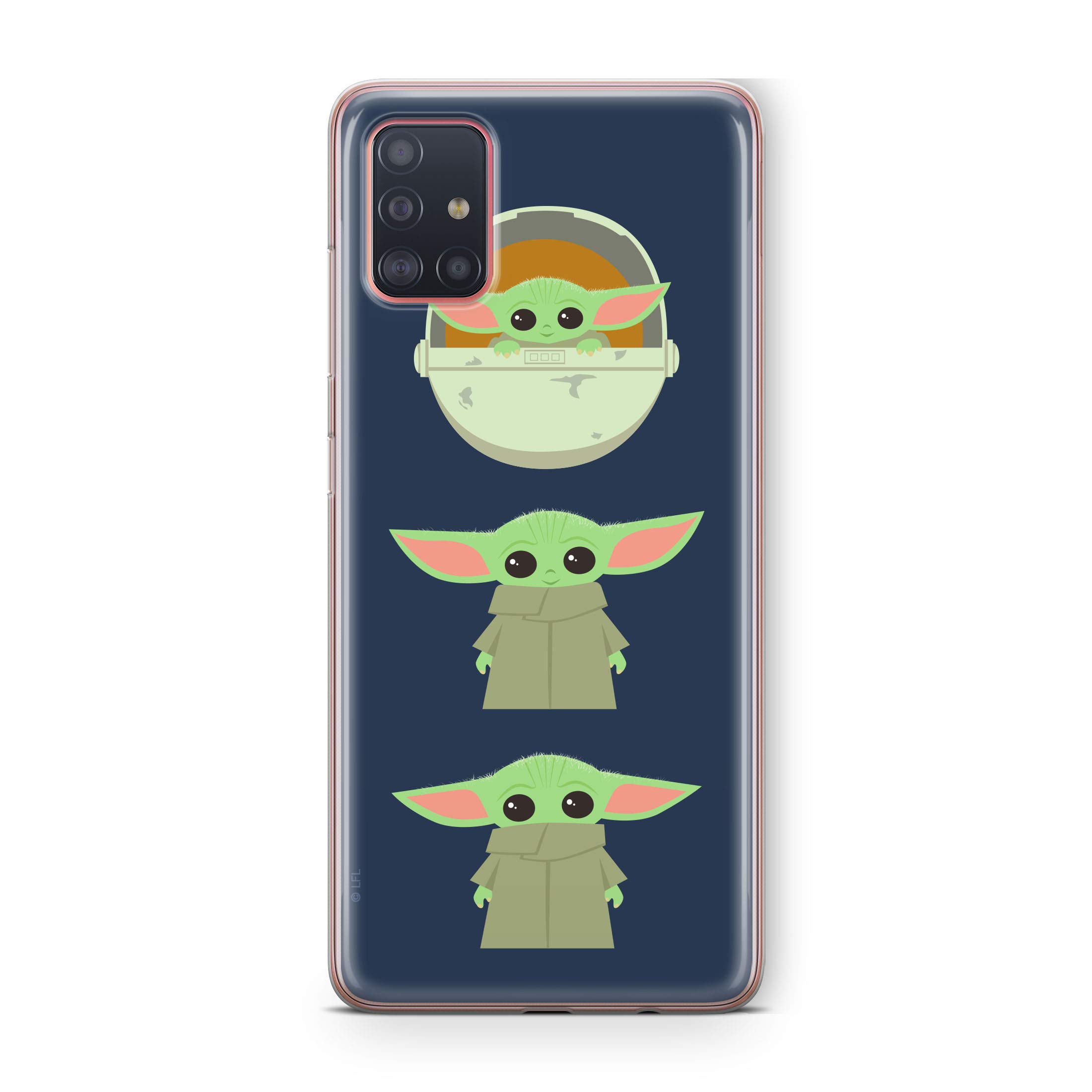 ERT GROUP mobile phone case for Samsung A51 original and officially Licensed Star Wars pattern Baby Yoda 007 optimally adapted to the shape of the mobile phone, case made of TPU