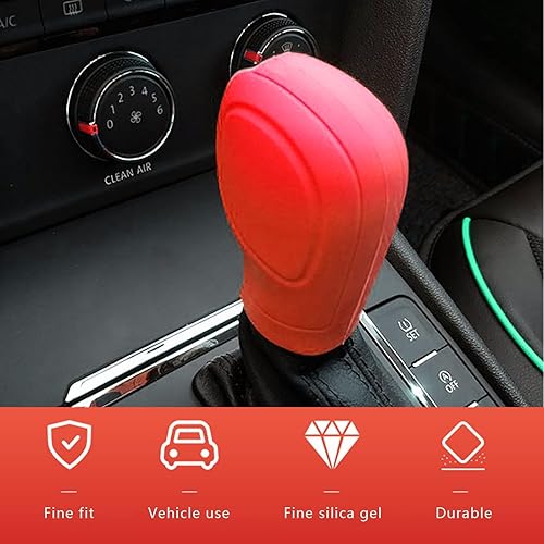 Miniatura 4 de 2 fundas protectoras para palanca de cambios de automóvil, de silicona respetuosa con el medio ambiente, antideslizante, cubierta protectora para