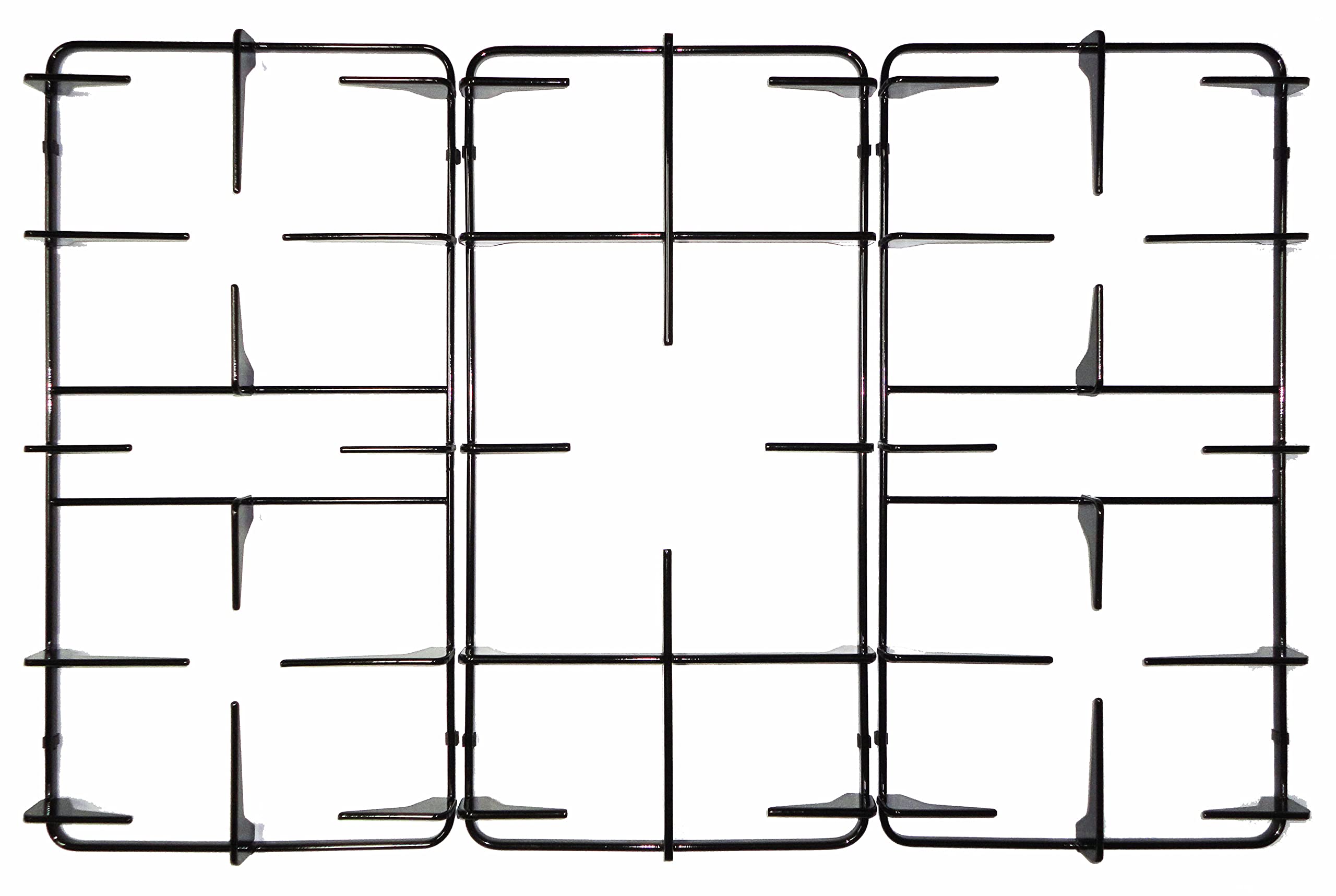 Lofra - Kit 3 griglie in ferro smaltato nero lucido per cucina piano cottura 5 fuochi - P3259/KIT