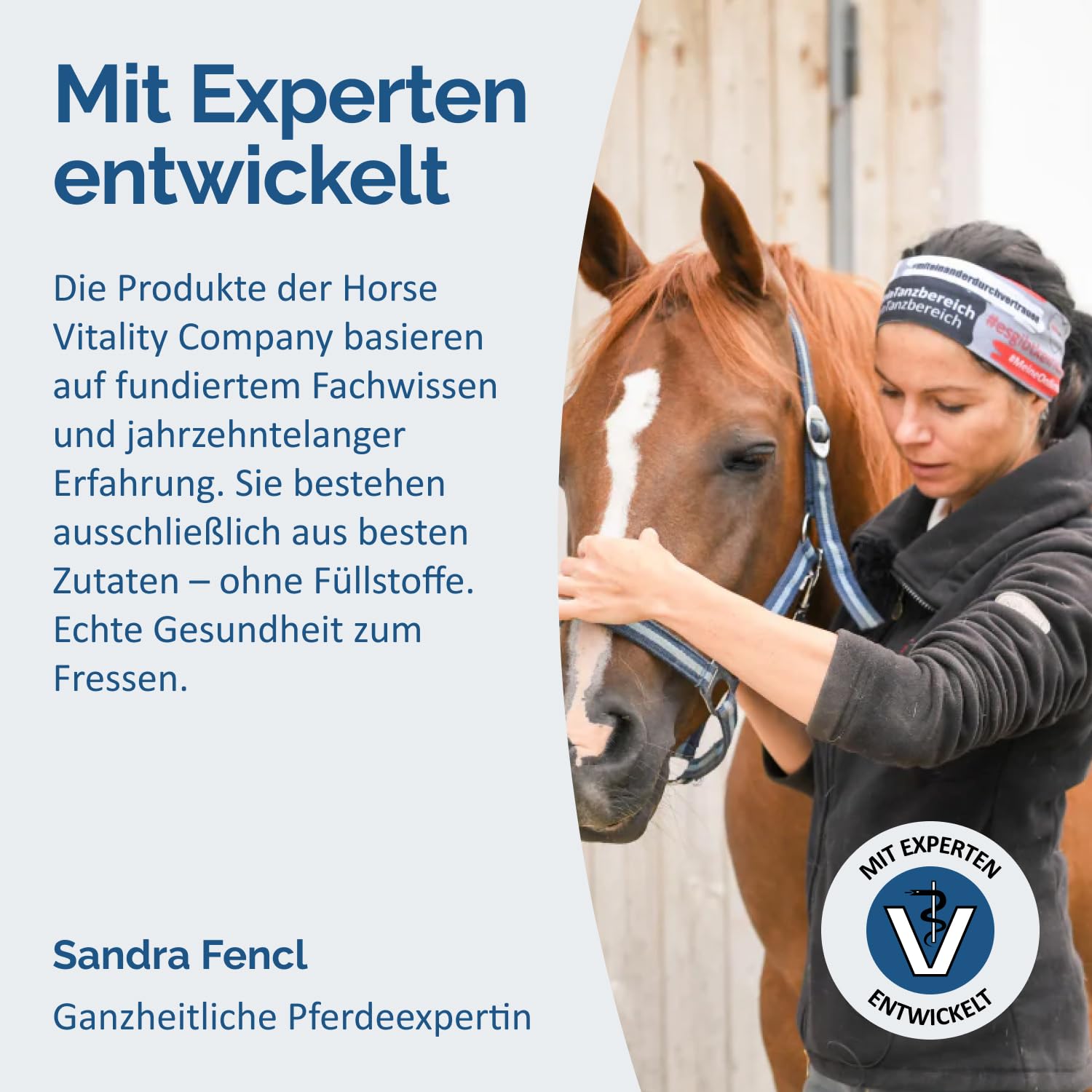 The Horse Vitality Company Stoffwechselbooster für Pferde 2 kg Pulver | Mischung aus Kräutern, Zink & Magnesium | Fellwechsel, Immunsystem & Vitalität | 100% natürlich | Made in Germany