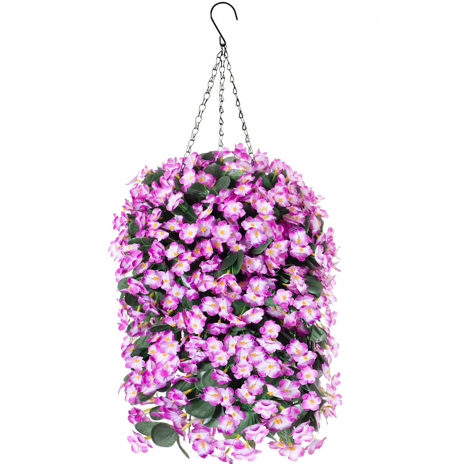 Cestino Da Appendere Con Catena Viola Artificiale, Kit Fai Da Te - Foto 4