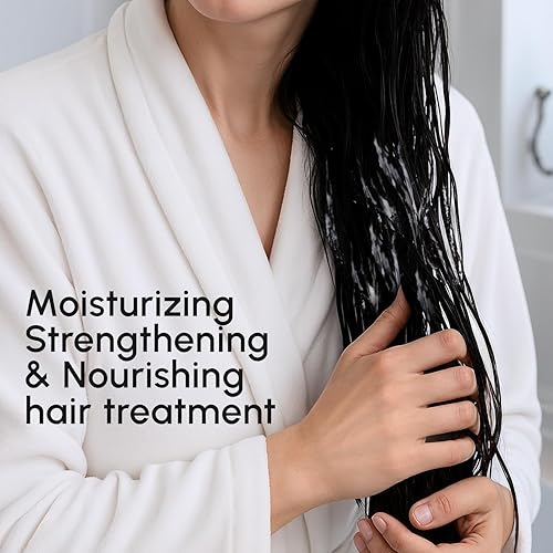 Miniatura 3 de MAREE Acondicionador sin enjuague para cabello seco dañado - Acondicionador sin enjuague para cabello rizado - Cuidado para mujeres y hombres con